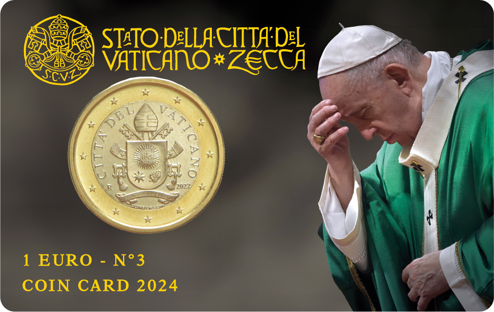 Città del Vaticano. Pontificato di Papa Francesco. Emissione numismatica del 3 luglio 2024