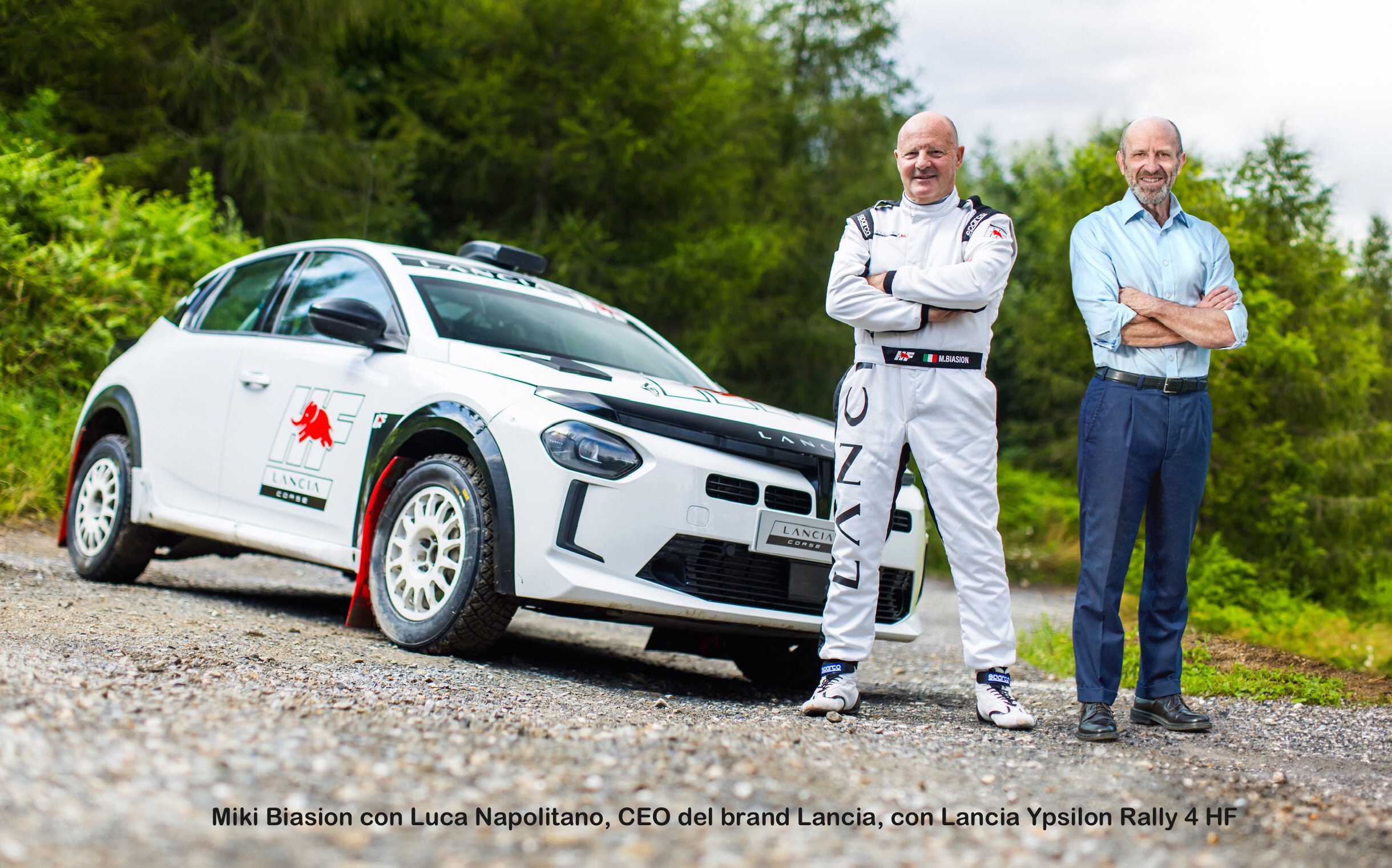 Miki Biasion guida la Ypsilon Rally 4 HF