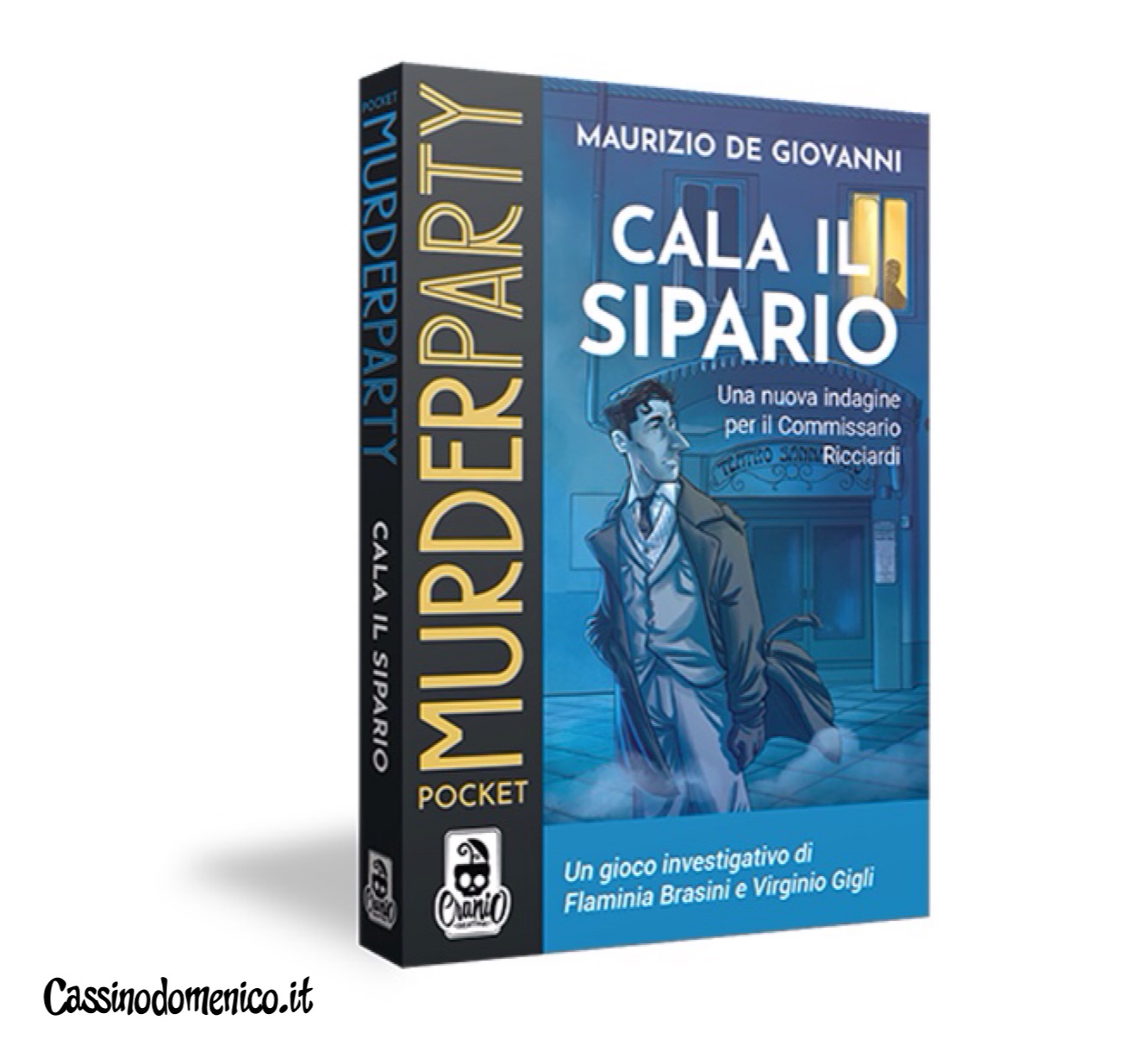 LE AVVENTURE DEL COMMISSARIO RICCIARDI ARRIVANO IN EDICOLA. Dopo il grande successo il best seller di Cranio Creations, Murder Party Pocket, sarà disponibile in più di quattromila edicole in tutta Italia. L’obiettivo della casa editrice è di rendere il gioco accessibile a tutti e offrire un’esperienza ludica avvincente e immersiva 